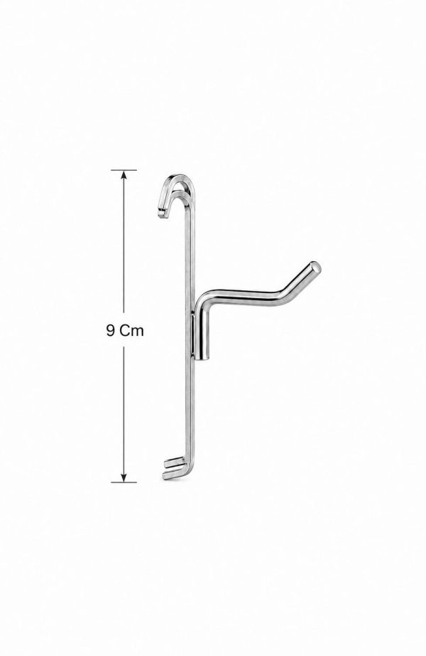 NextGenDisplays NextGenDiaplays 12 Pcs 30 cm Display hook for aluminium slatwall and jali Metal Display Unit
