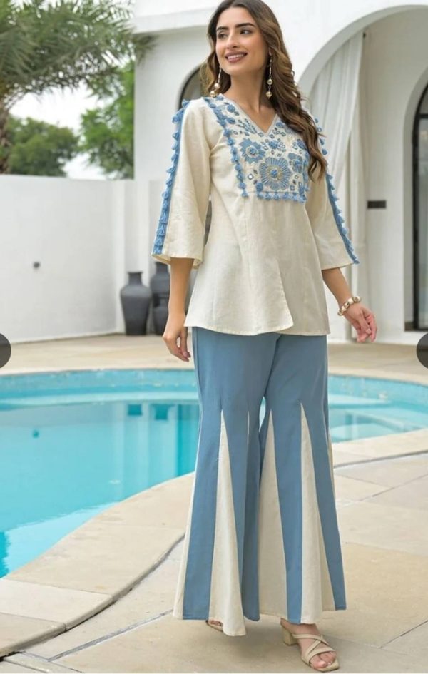 Nikhat Top Palazzos Co-ords Set