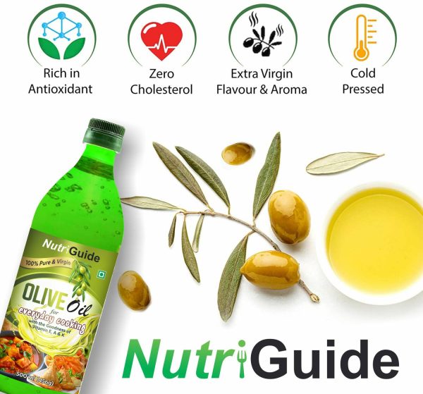 Nutri Guide Extra Virgin Olive Oil Plastic Bottle Olive Oil