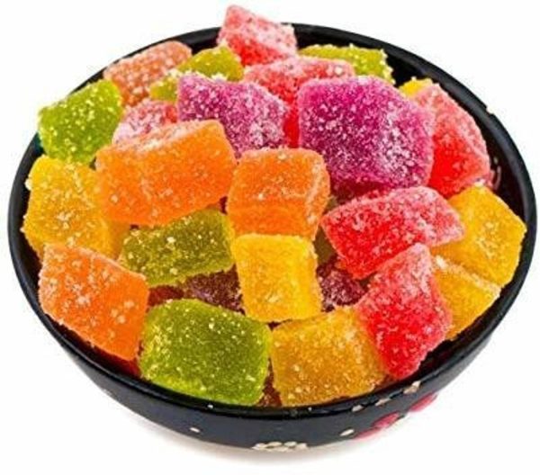 Nutri Hub Jelly Bites (Sweet-Coated in Sugar and Brightly Coloured) 400GM fruit Jelly Candy
