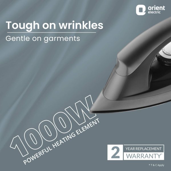 Orient Electric DIFG10GP 1000 W Dry Iron