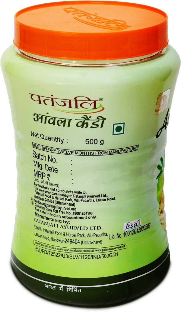 PATANJALI Natural Dry Amla Candy, Indian Gooseberry, Boosts Digestion