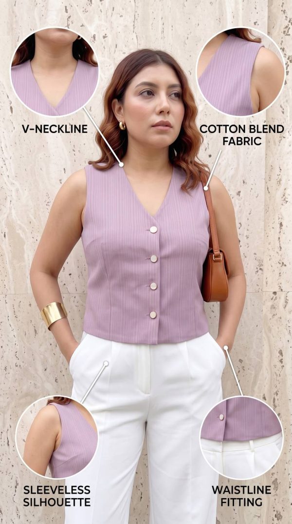PERFECT PRODUCTIONS Self Design Women Waistcoat