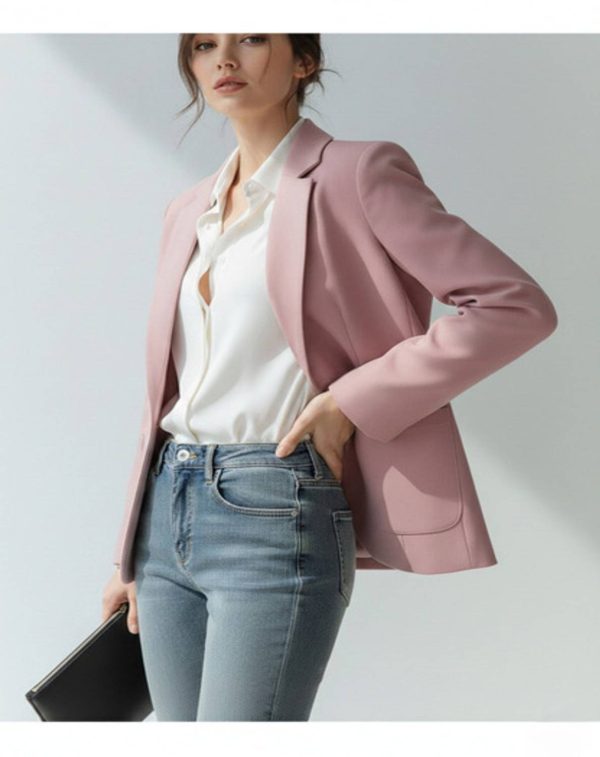 PERFECT PRODUCTIONS Solid Single Breasted Formal Women Blazer