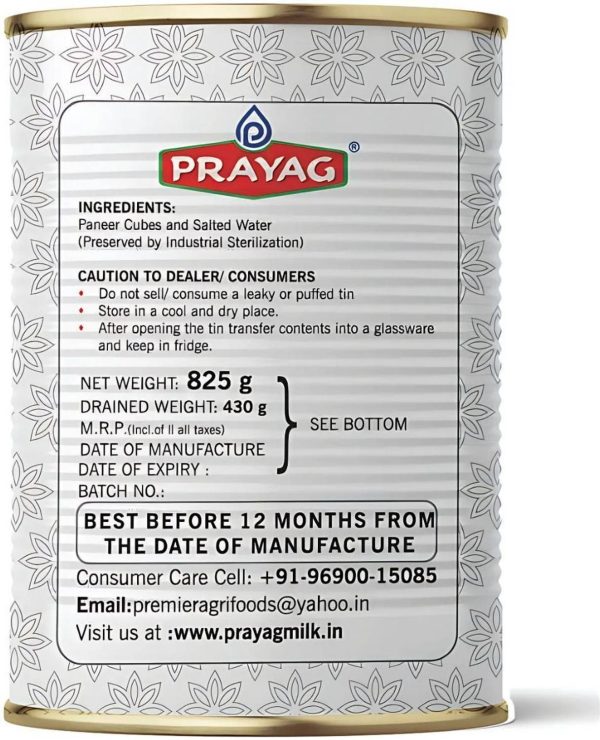 PRAYAG Milk & Milk Products by PRAYAG Milk & Milk Products Paneer Cubes Hygienically Sterilized Packed, High Protein, Soft & Creamy Paneer