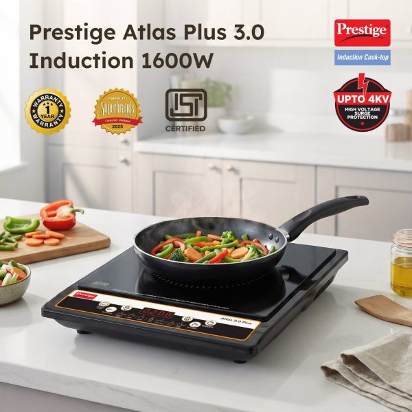 Prestige 1600 W Induction Cooktop Push Button