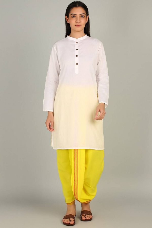 Radhika Handloom Art Silk Ready to Wear Dhoti for Women Solid Women Dhoti
