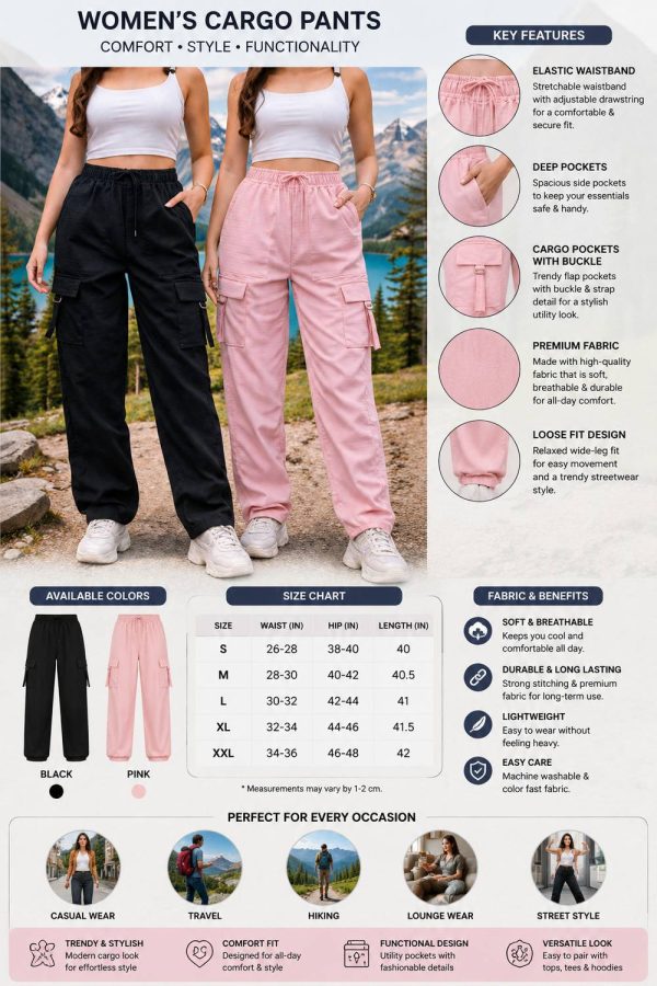raj gold Women Cargos