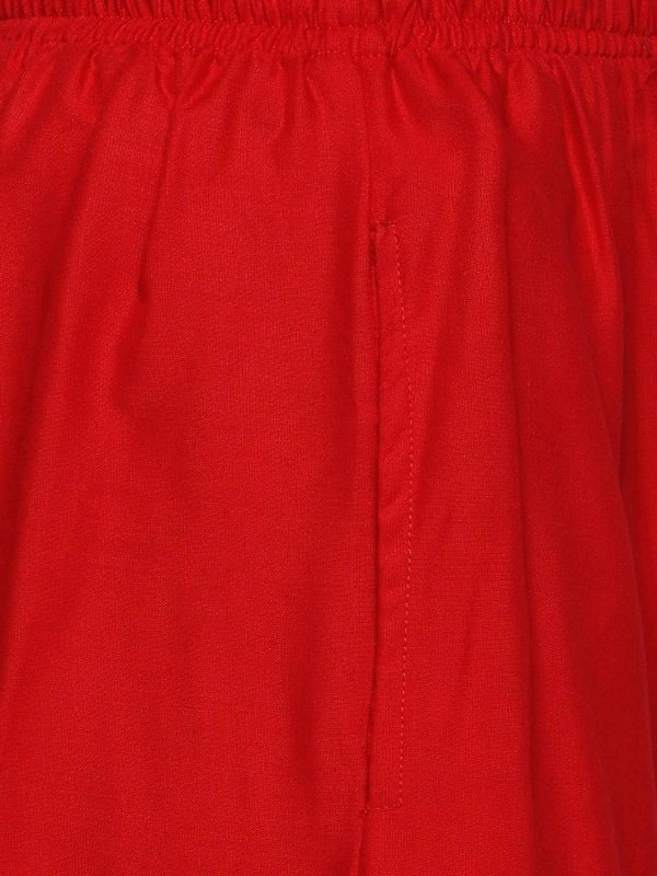 Rangkriti Regular Fit Women Red Trousers