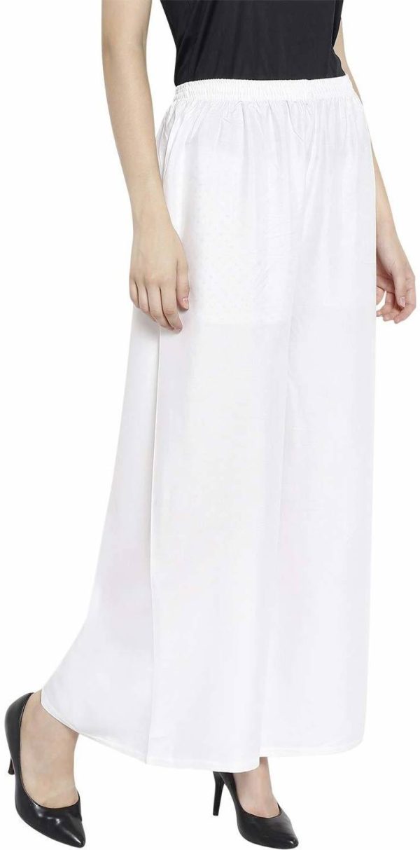 Rangkriti Regular Fit Women White, Black Trousers