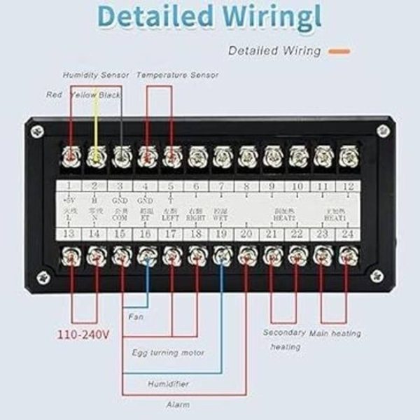 Real Instruments XM-18 Digital Automatic Temperature and Humidity Egg Incubator Controller Temperature Sensor and Controller Electronic Hobby Kit