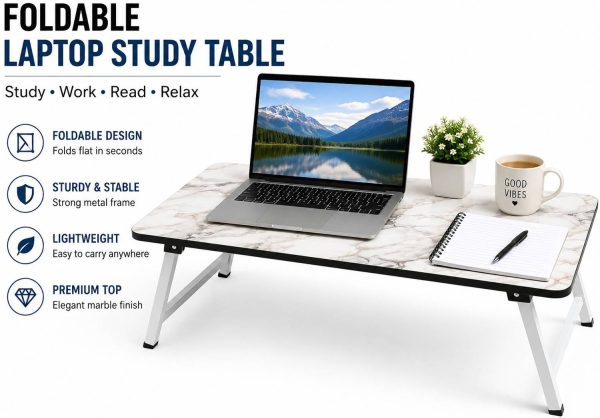 Rite Smart Desk Fold 60 Wood Portable Laptop Table