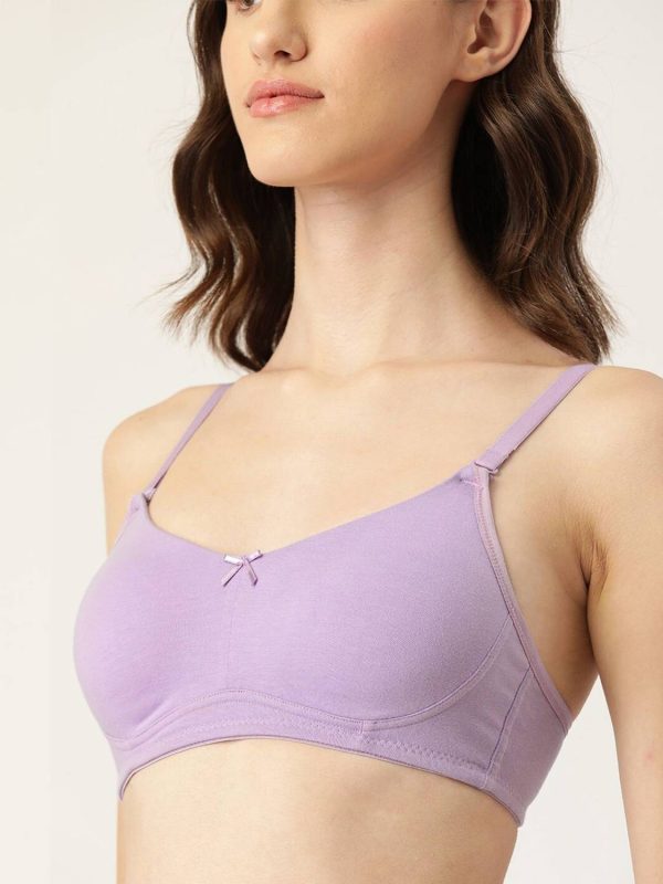 Roadster Roadster Non-Wired Pure-Cotton All Day Comfort T-shirt Bra Women T-Shirt Non Padded Bra