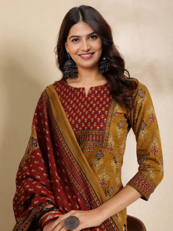 S4K Women Kurta Palazzo Dupatta Set