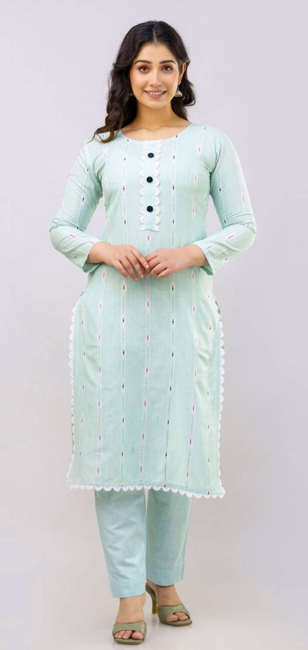 Saroj Fab Women Printed Straight Kurta