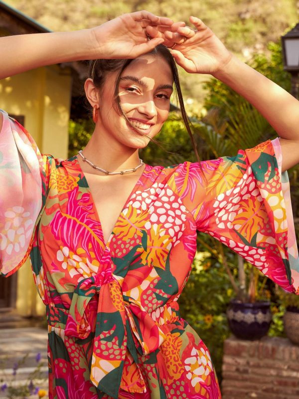 SASSAFRAS Printed Women Jumpsuit