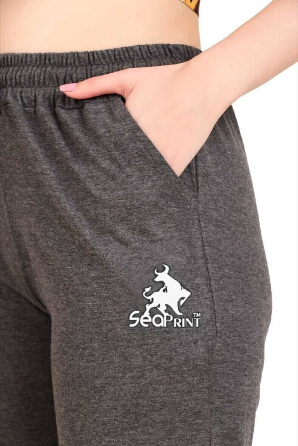 SEAPRINT Solid Women Grey, Light Green Track Pants