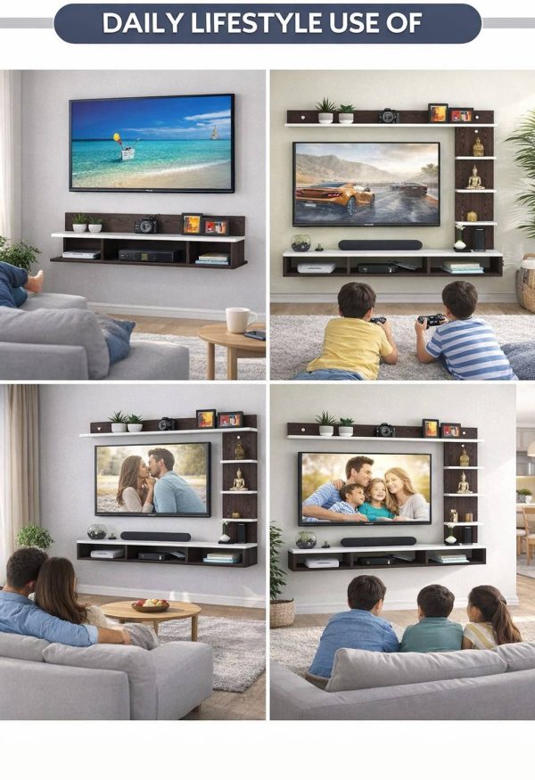 Shivi Aanaya Enterprises CS 02 Engineered Wood TV Entertainment Unit