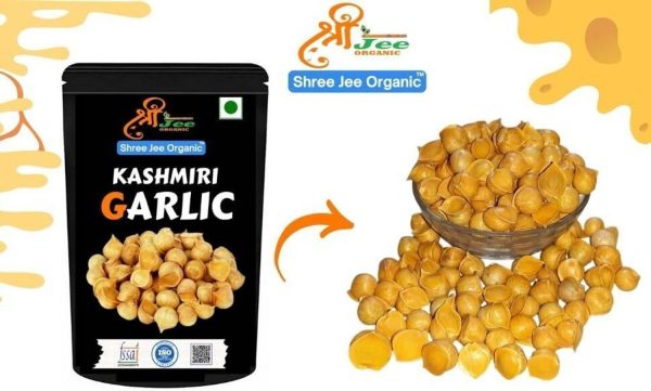 shree jee organic Kashmiri Garlic Kashmiri Lehsun Single Clove (250 gm) 250 g