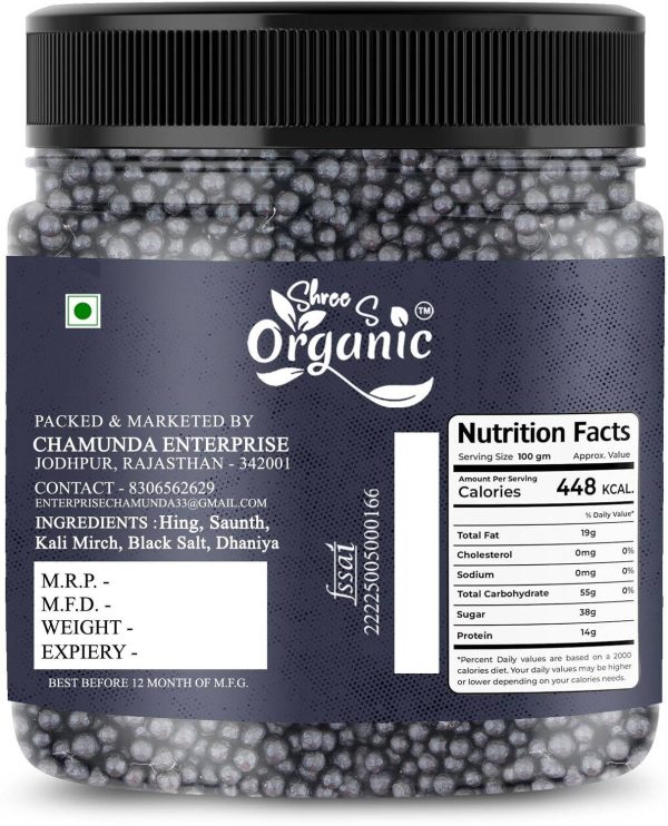 SHREE S ORGANIC Pachak Hing Goli - Ayurvedic Digestive Aid, Relieves Gas, Bloating & Indigestion Hing Mouth Freshener
