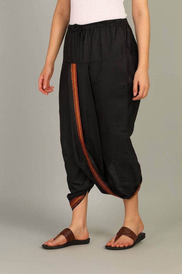 Shyam handloom Art Silk Ready to Wear Dhoti for Women Solid Women Dhoti