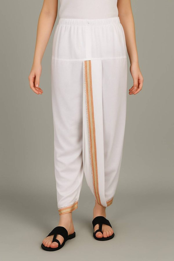 Shyam handloom Art Silk Ready to Wear Dhoti for Women Solid Women Dhoti