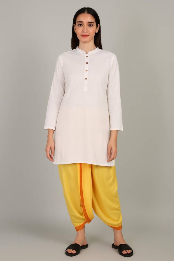 Shyam handloom Art Silk Ready to Wear Dhoti for Women Solid Women Dhoti