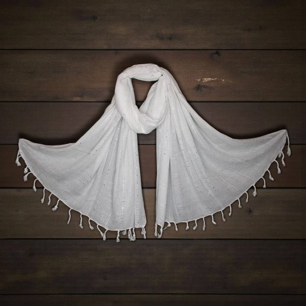 STOLESTUDIO Woven Viscose Girls Fancy Scarf, Stole