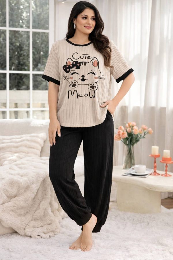 style-lo Tshirt Pant Co-ords Set