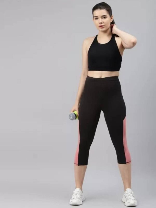 StyleHub Solid Women Pink, Black Tights