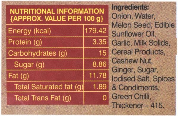 Sunbay White gravy base 1 kg 1 kg