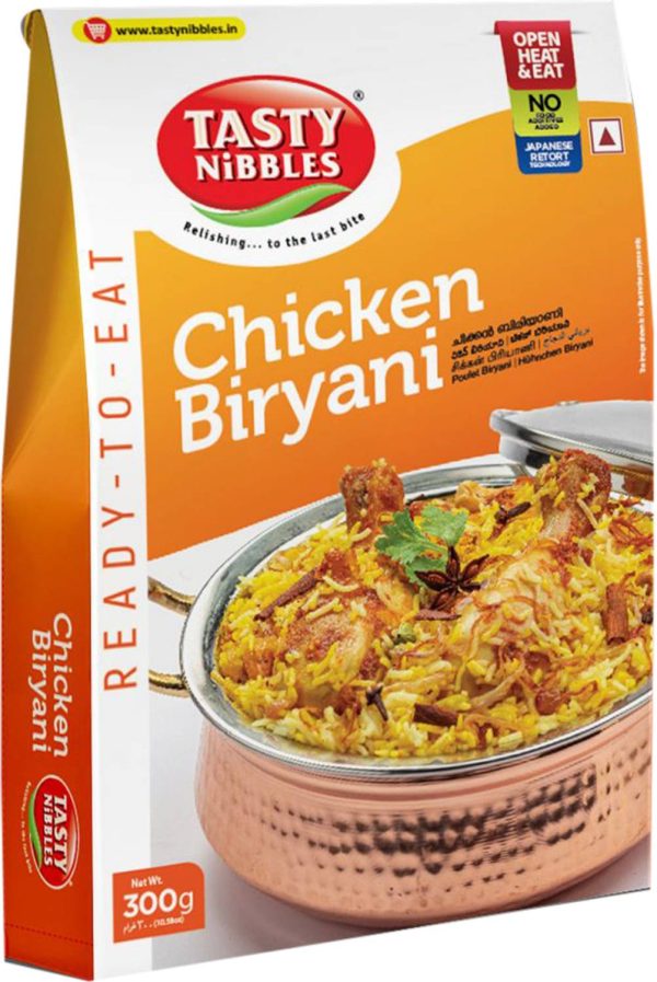 Tasty Nibbles Ready To Eat chicken Biryani 300g [Pack Of 6]