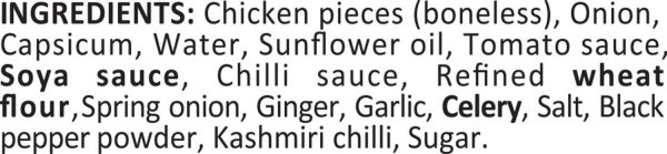 Tasty Nibbles Ready To Eat Chilli Chicken Boneless|No Added Preservatives