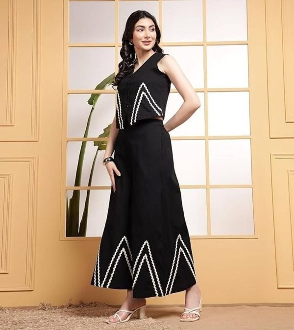 The Cloth Top Palazzos Co-ords Set