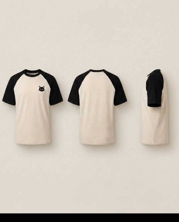 The Minimuse Studio Graphic Print Women Round Neck Black, White T-Shirt