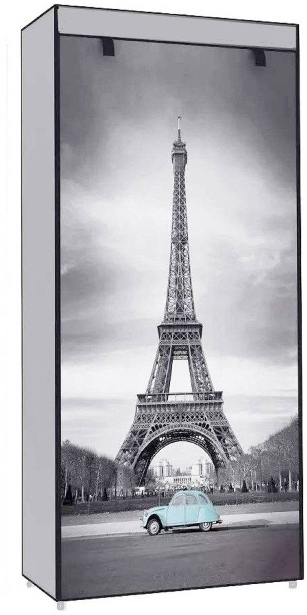 ThreeTails 6 Layer Fabric Shelf shoe rack Eiffel Tower Multi Use Collapse Cabinet SHOPSY Metal Collapsible Shoe Stand