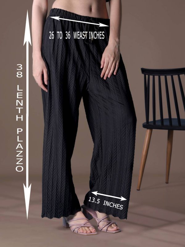 Tijarat Loose Fit Women Black, Grey Trousers