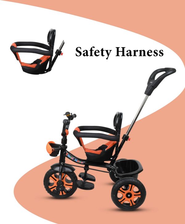TOYSHOPPEE with Parental /Push Handle Baby TriCycle Suitable for (1-5 Years) Kids Tricycle