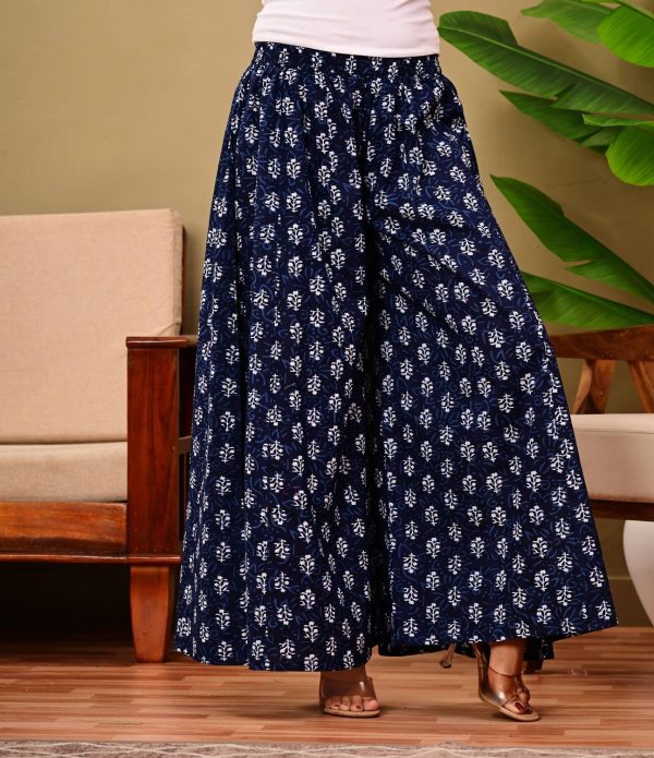 TQC Relaxed Women Blue Trousers