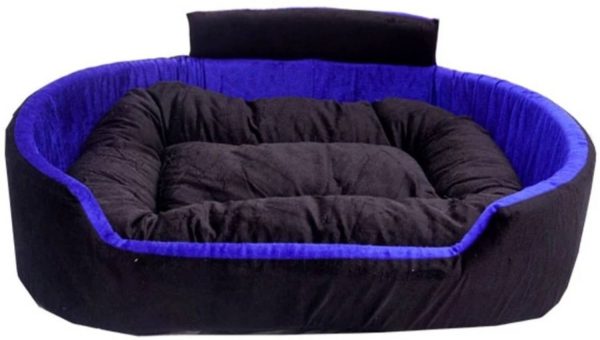 TRANDY STYLISH Luxury Soft Latest Dog Beds , Sofas & Chair With Collar For Dog And Cat M Pet Bed