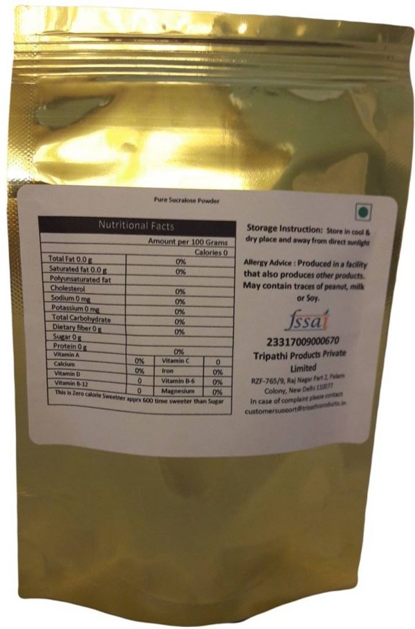 Tripathi Products Sucralose 100 grams Powdered Sugar
