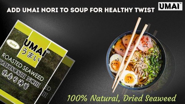 UMAI Gold Premium Nori Seaweed 50 Sheets