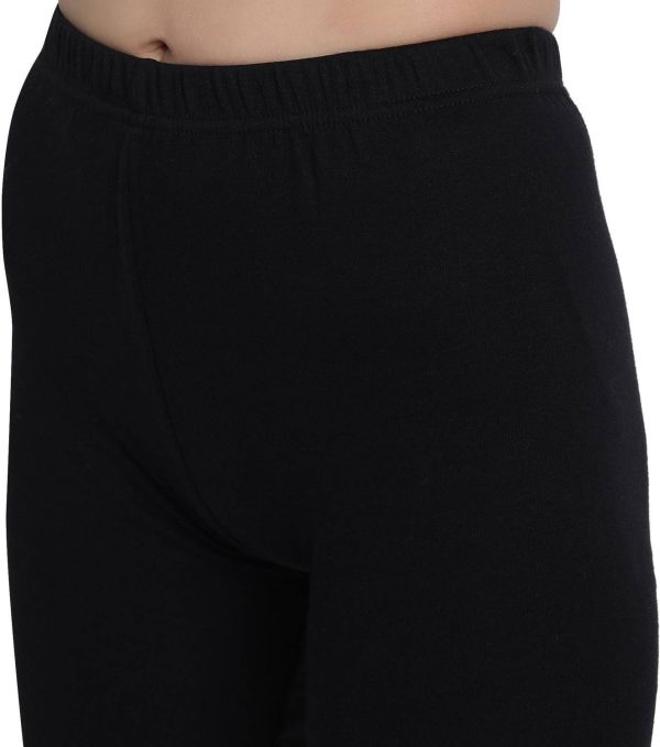 V Star Solid Women Black Tights