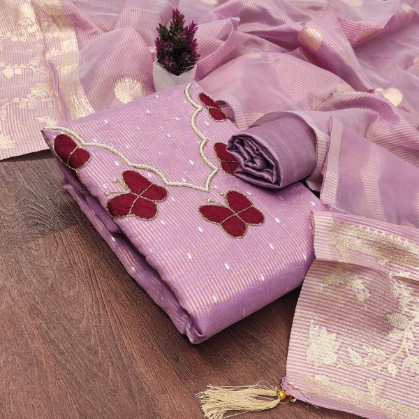 Vastarafabs Tussar Silk Printed Suit Fabric