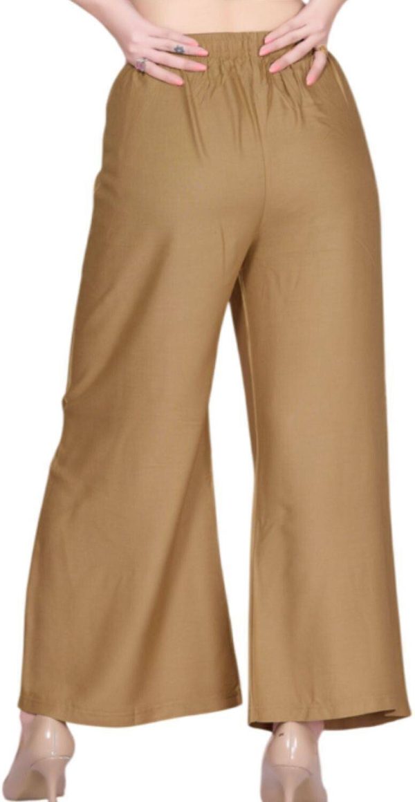 Vivika Flared Women Beige Trousers