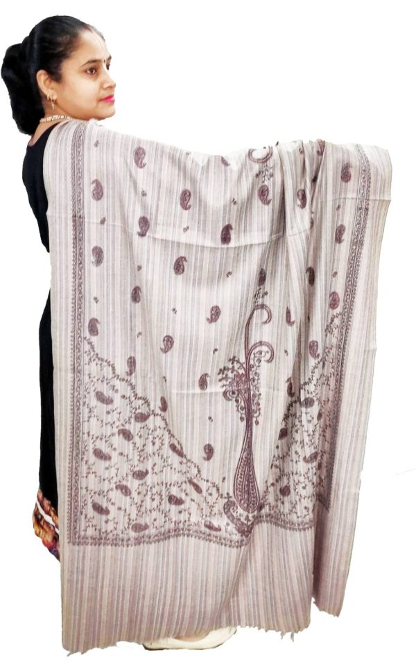 Vrinde Wool Printed Women, Men Shawl