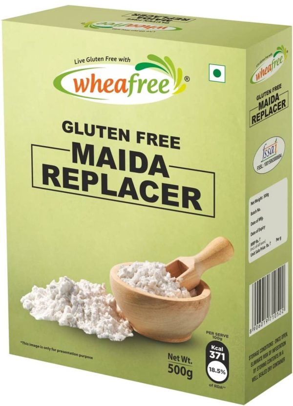 wheafree Gluten Free Maida Replacer (500g) and Gluten Free Flour (1Kg) Combo Pack Combo