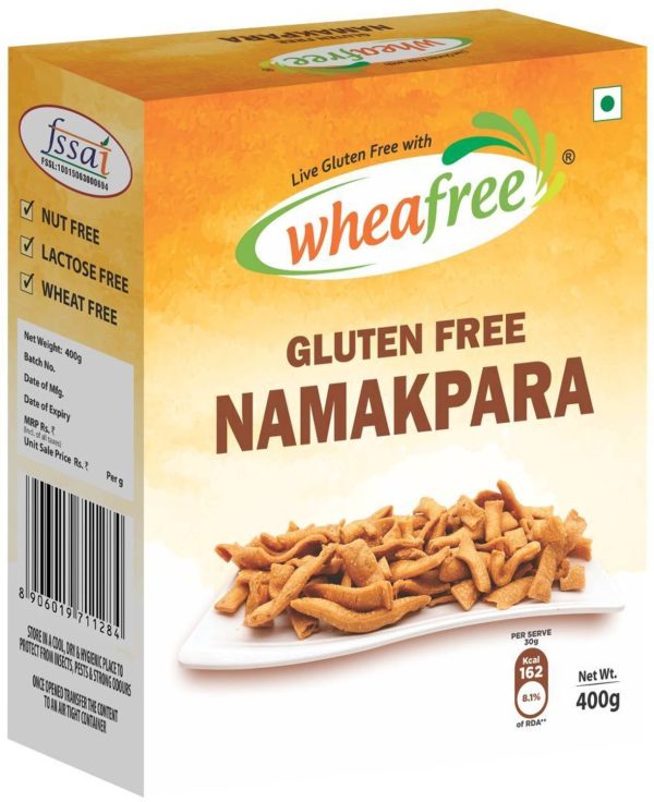 wheafree Gluten Free Namakpara 400g & Gluten Free Mathi 300g Combo Pack Combo