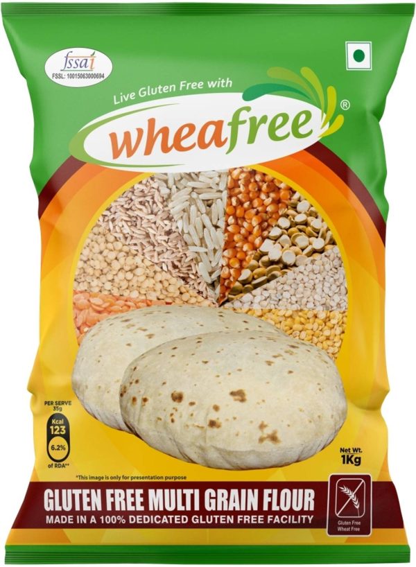 wheafree Gluten Free Sorghum Sooji (400g) and Multigrain Flour (1Kg) Combo Pack Combo