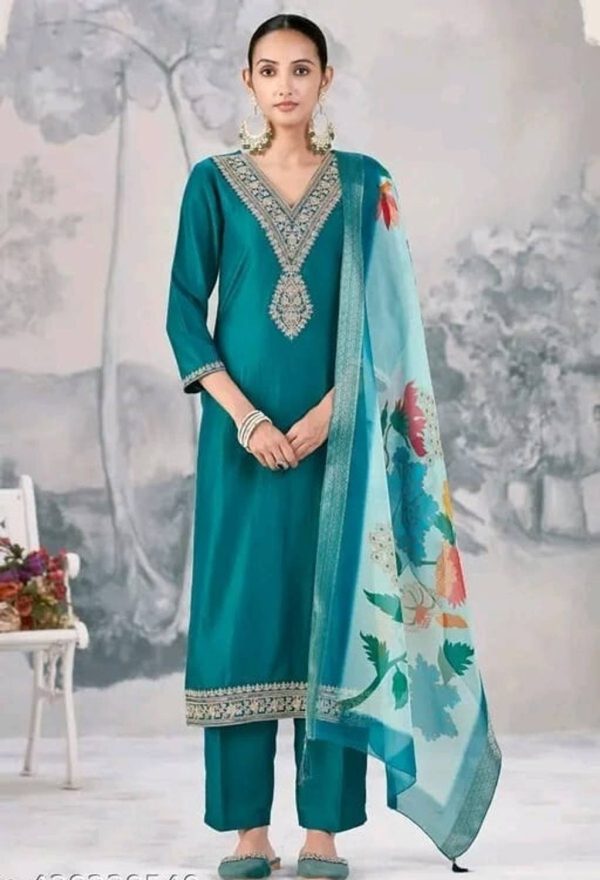 WOMENETHNIC Cotton Women Churidar